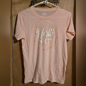 Hollister Peach Graphic Tee